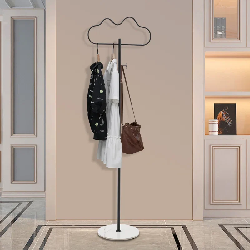 Household Floor-standing Coat Stand Hallway Corner Iron Hanging Bag Hanger Used in the Living Room Bedroom Coat Stand