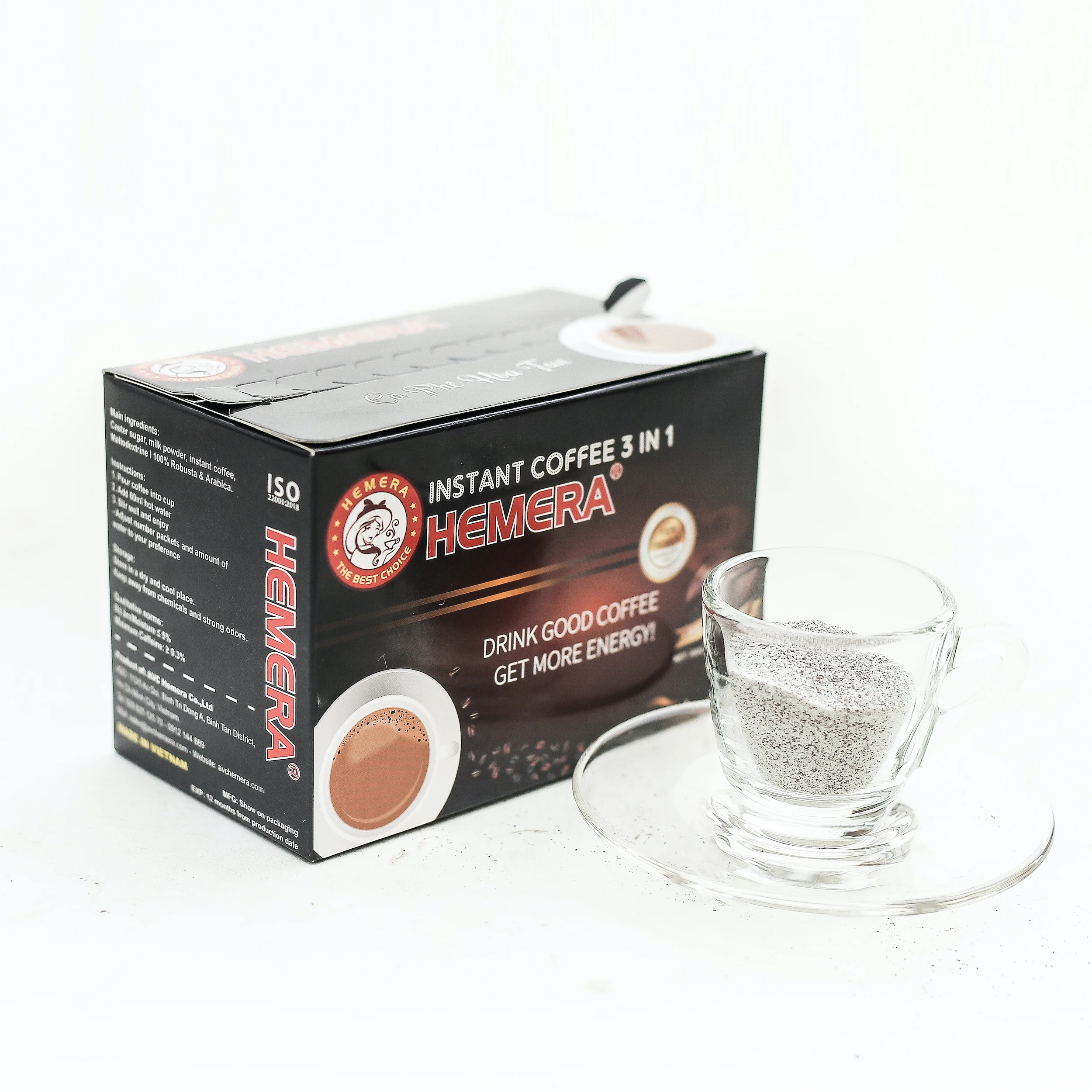 100% Top Quality INSTANT COFFEE POWDER Best Price for Drinking Coffee from Viet Nam AVC Hemera Coffee Exporter