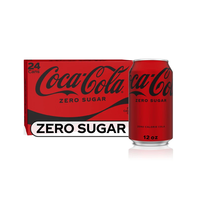 Coca Cola Zero No Sugar Can 320ml x 24 Can Carton Pack Coca-cola Coke Soft Drink