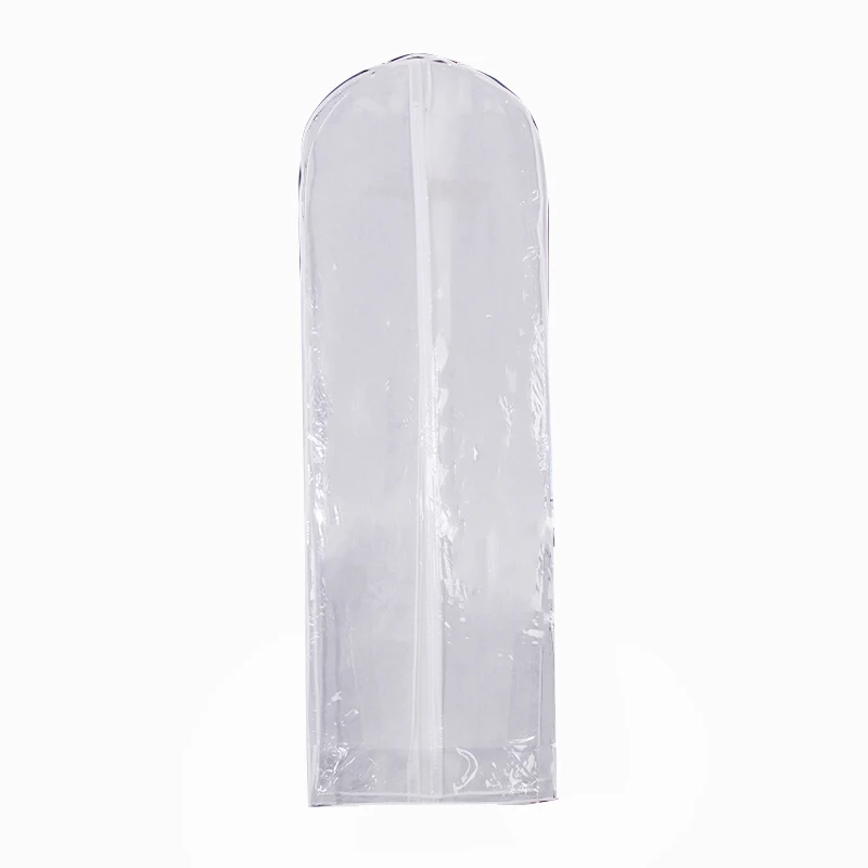 Clear Vinyl bridal gown garment suit cover bag for wedding dress