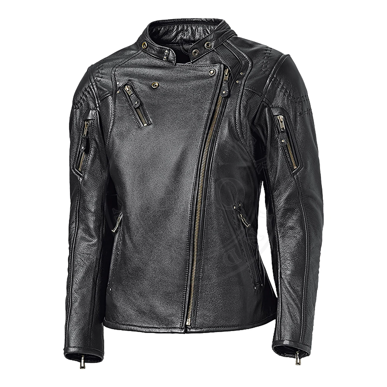 Лидер продаж женские байкерские сезон/зима в байкерском стиле из водонепроницаемого материала; Кожаные куртки