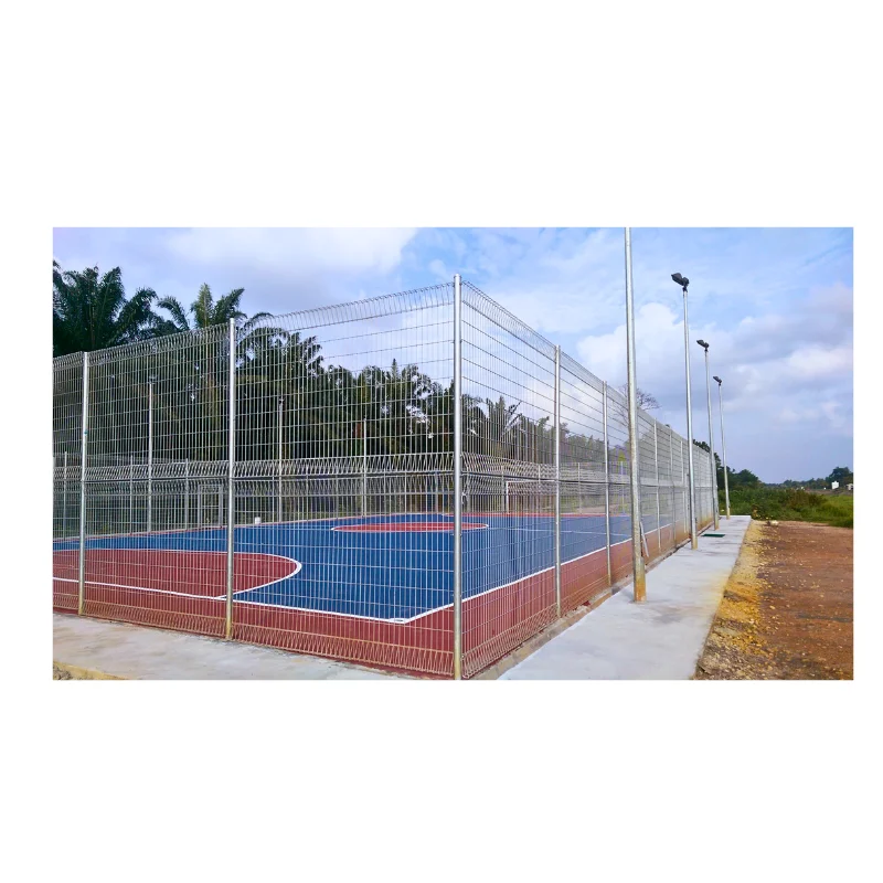 Bulk Wholesale Competitive Price Welded Mesh Fence 2D Panel Yard fence For Football Futsal Court Sports Venue