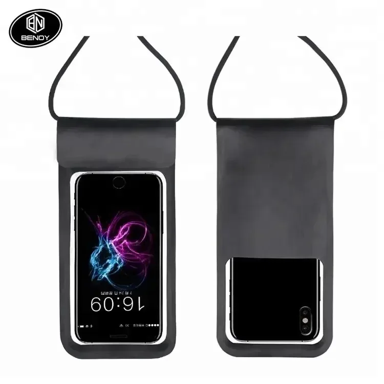 Amazon universal waterproof pouch phone dry bag underwater phone case for iphone for outdoor swimming in stock