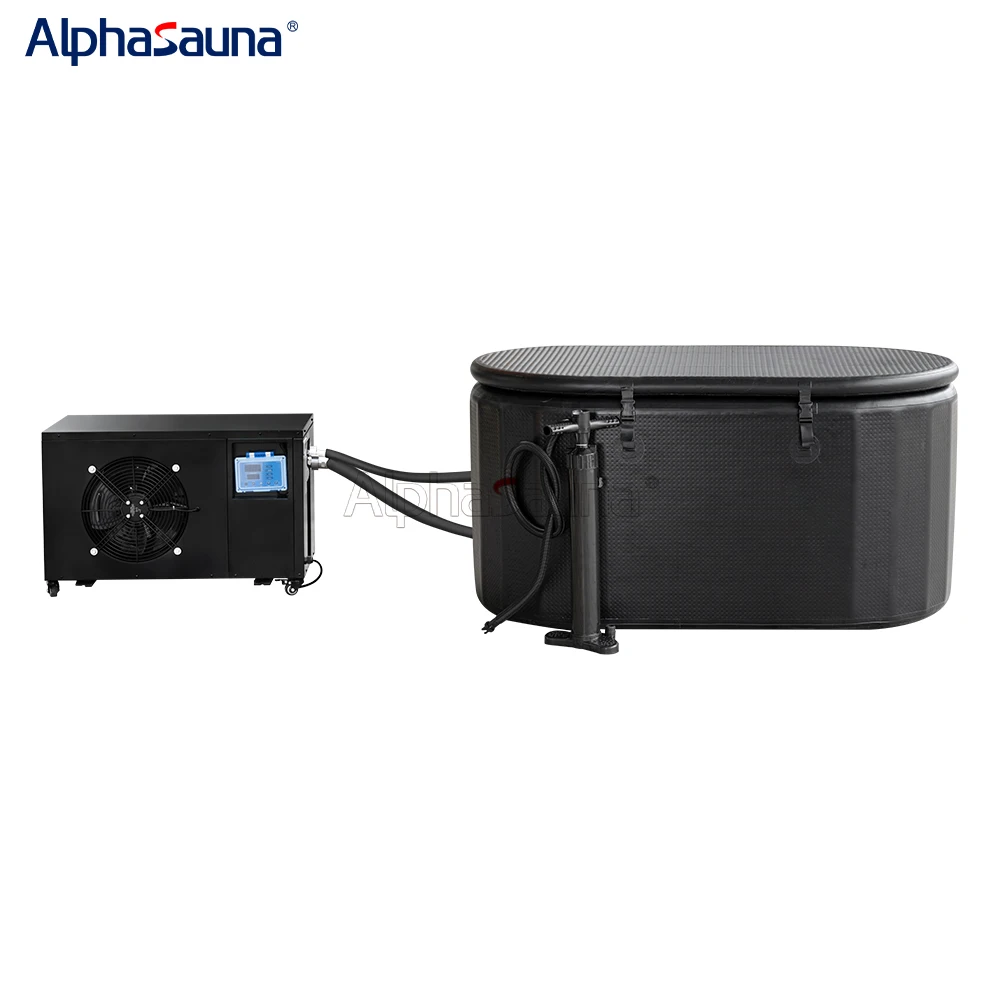Wi-Fi Control 500l Ice Bath Portable Bath For Recovery Inflatable Outdoor Ice Bath With Chiller 1hp