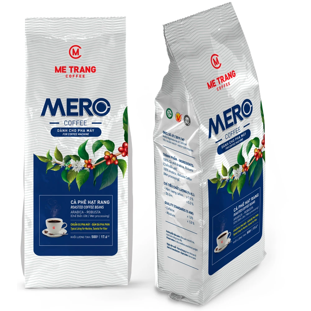 Roasted coffee beans per kg - MEDIUM ROAST WHOLE BEAN COFFEE  - MERO Vietnamese coffee unique aroma
