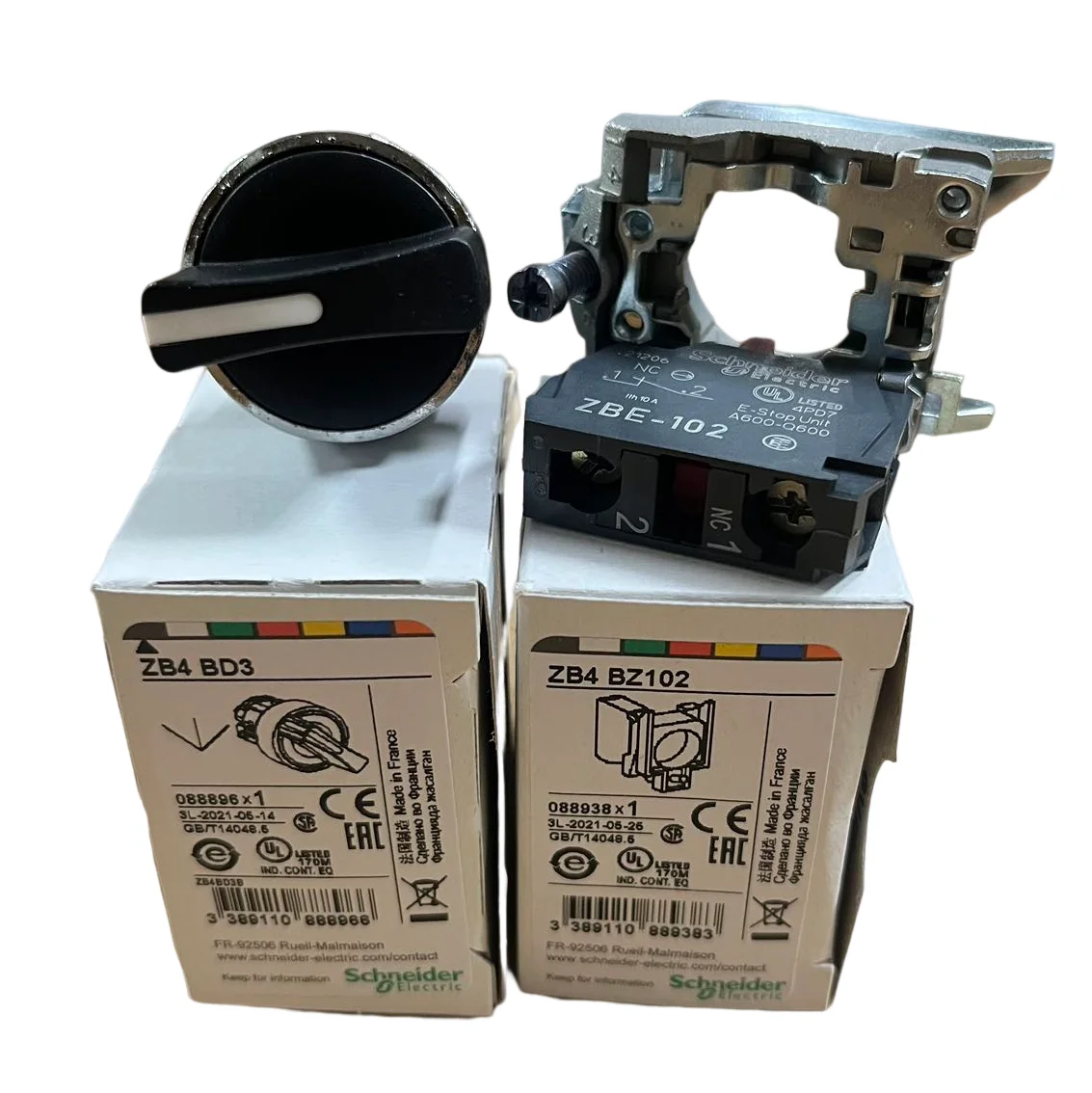 Schneider XB4 selector switch 3 positions XB4BD32