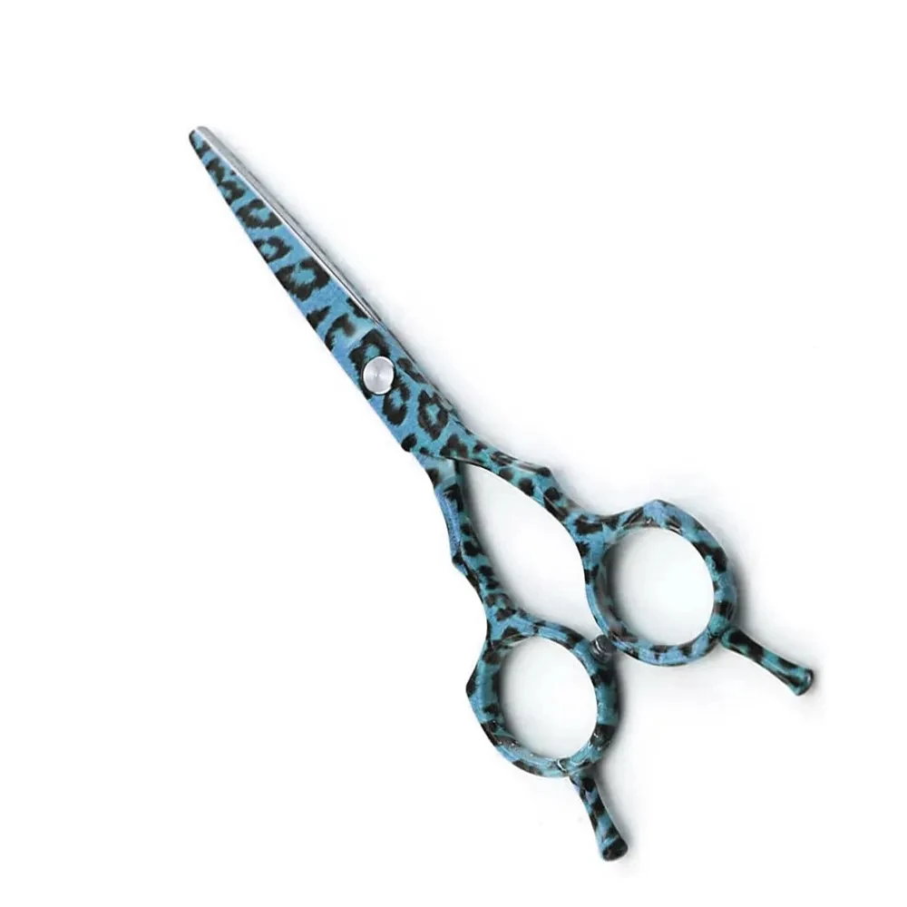 Super Cut Barber Hair Scissors With Durable Sharp Blades Paper Coated Salon Hairdressing Scissors With Double Finger Rest
