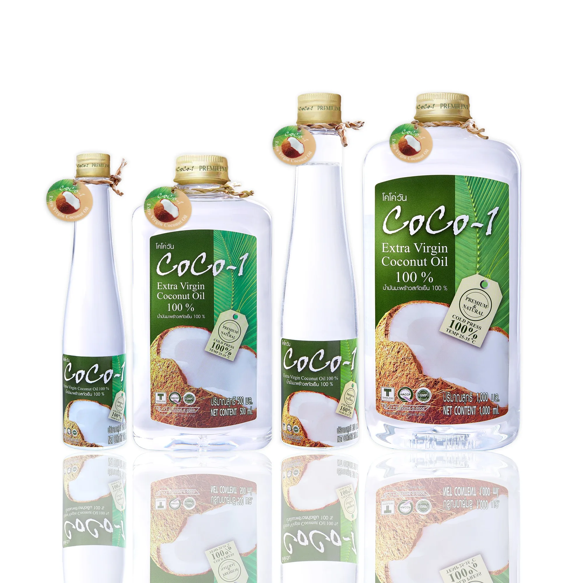 Coco-1 Premium Virgin Coconut Oil 500ml coconut oil extra virgin bangkok thailand