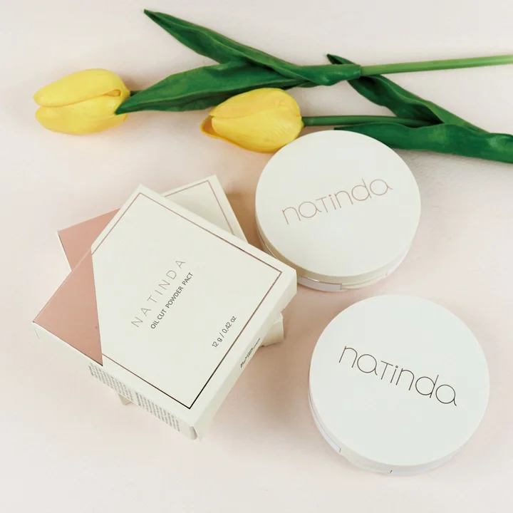 [Natinda] Oil Cut Powder Pact No.21 Vanila 12g K beauty Korean supplier private label face makeup
