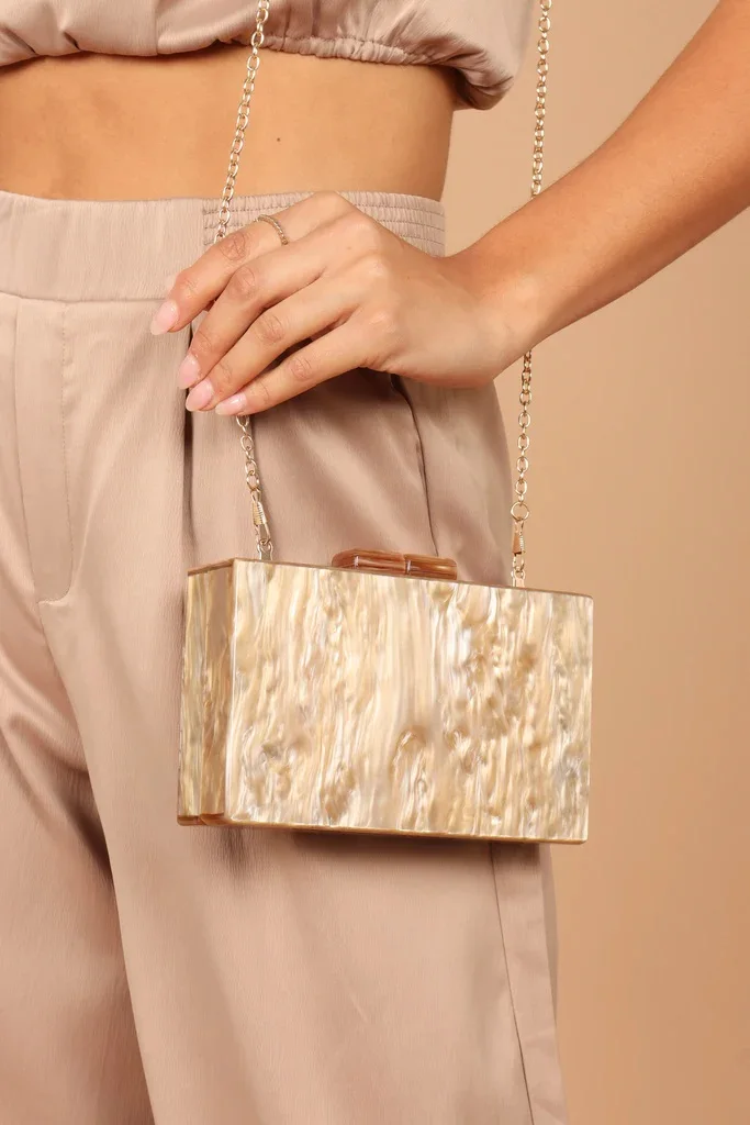 High Quality Latest Design Fashionable Party Wear Resin Evening Bag  for Women Give Look Classic Buy From S R EXPORTS