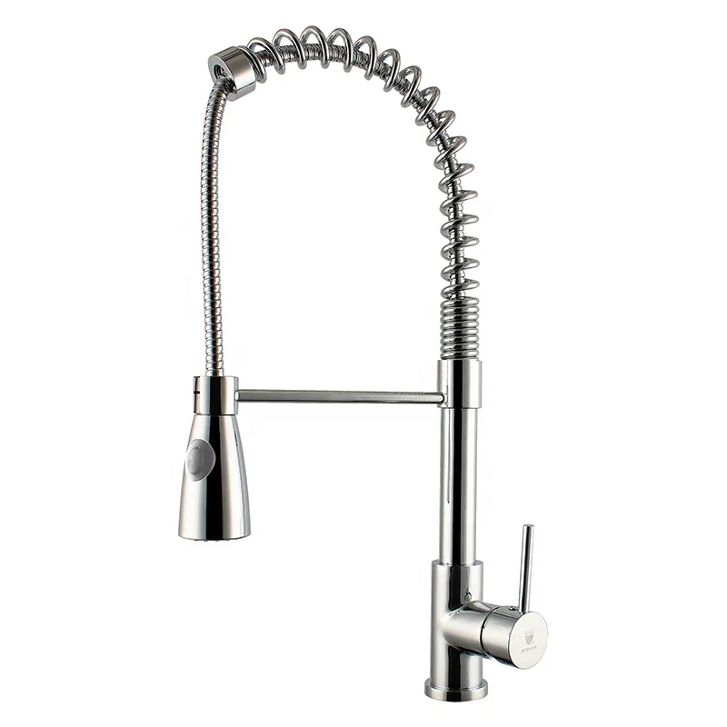 HIMARK deck mounted hot and cold spring pre rinse commercial sink faucet