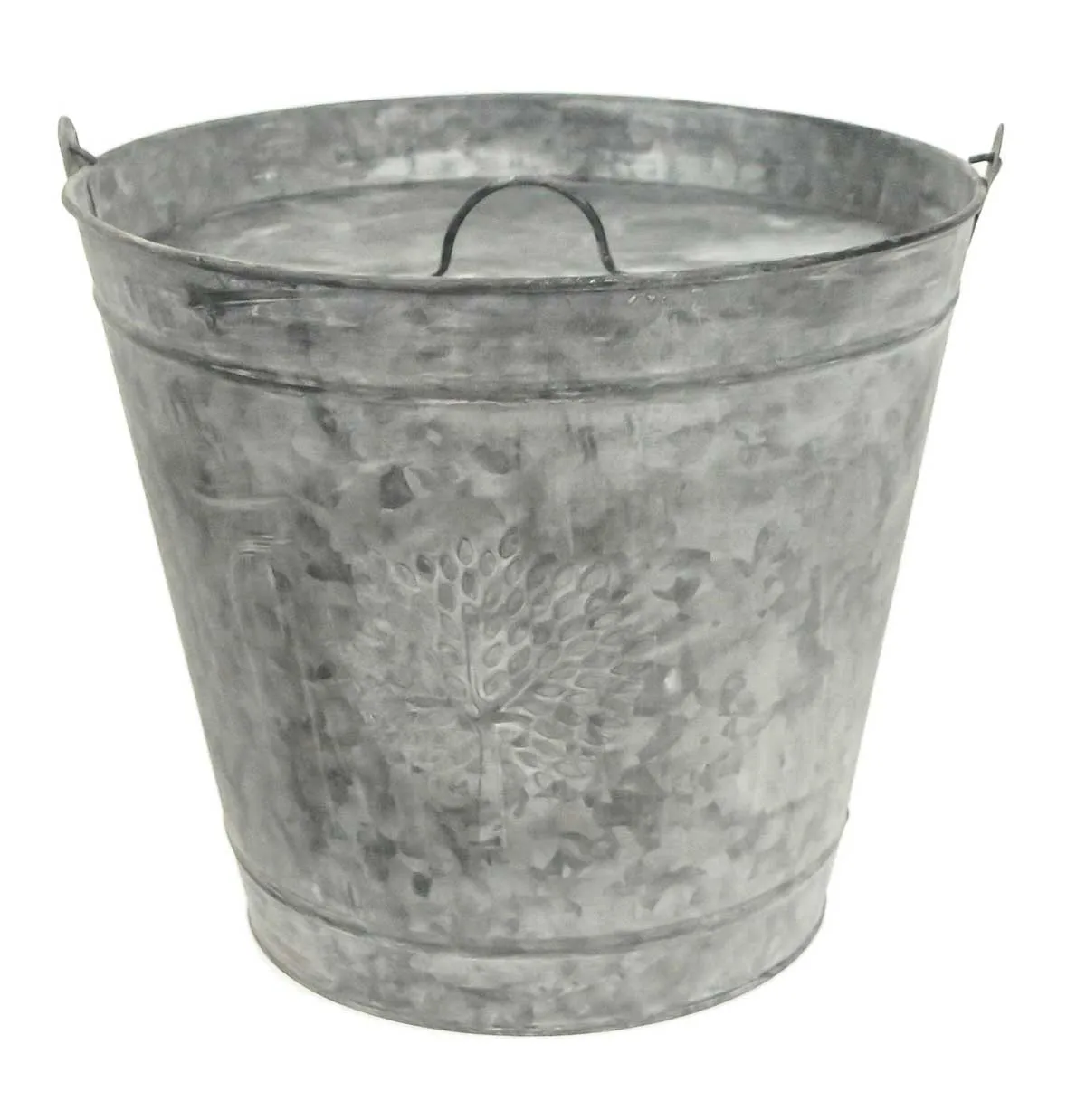 Round Galvanized Bucket Small Size Metal Pails Bucket With Handle For Garden Pots & Planters Bucket Flower Pots indian