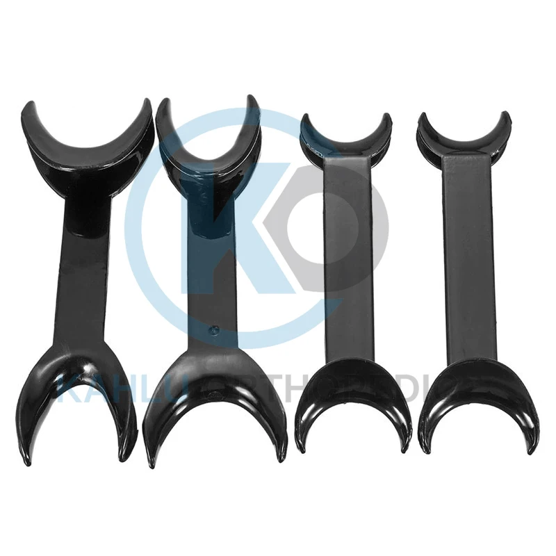 Black Double head Lip Retractor Dental Lip Cheek Dental Orthodontic Mouth Opener Instruments By KAHLU ORTHOPEDIC