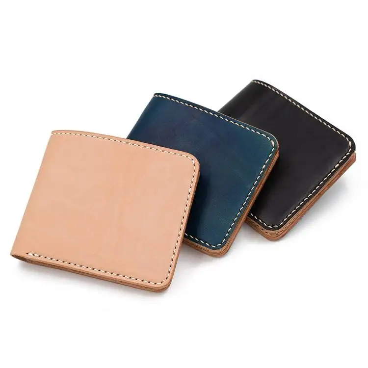 Factory directly sell custom excellent quality men Leather purse short purse men Wallet 2022