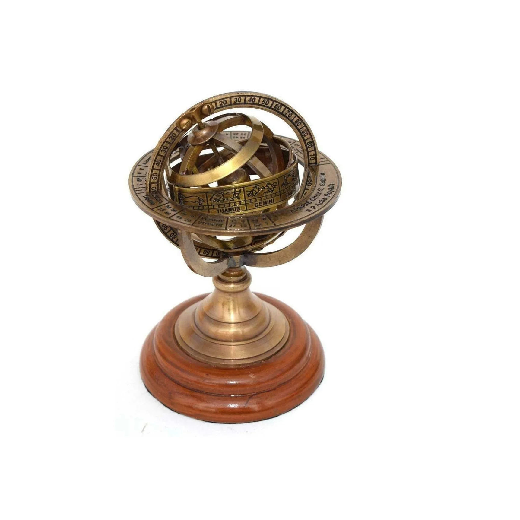 Brass Armillary Antique Style Sphere Astrolabe Nautical Marine Tabletop Globe   Armillary Sphere Globe Spherical Astrolabe