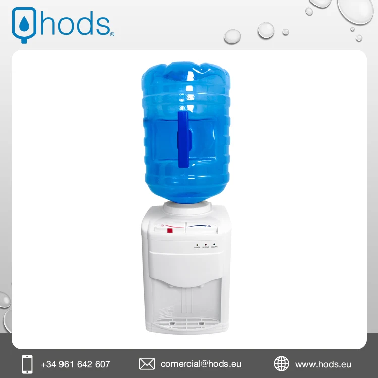 Top Loading Good Quality 5 Gallon Bottles Desktop Hot and Cold Water Dispenser with Pocket Compressor