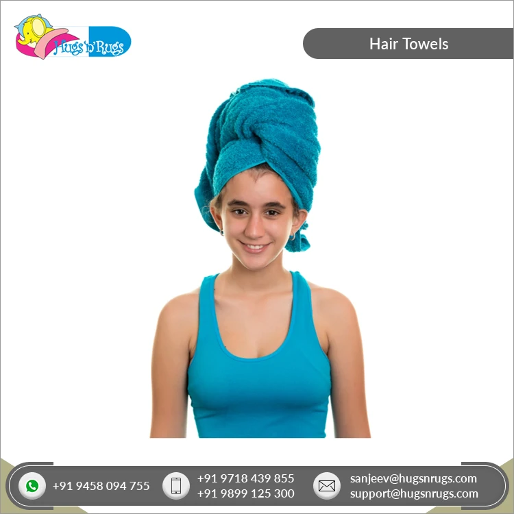 Огромный экспортер многоцветные прочные качественные быстросохнущие мягкие Роскошные 100% хлопковые полотенца для волос женщин.