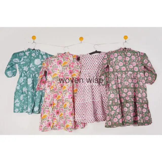 Wholesale Summer Flower Luxury Baby Girl Clothes Kids Hand Smocked Children Clothing Smock Dress For Girls Dresses