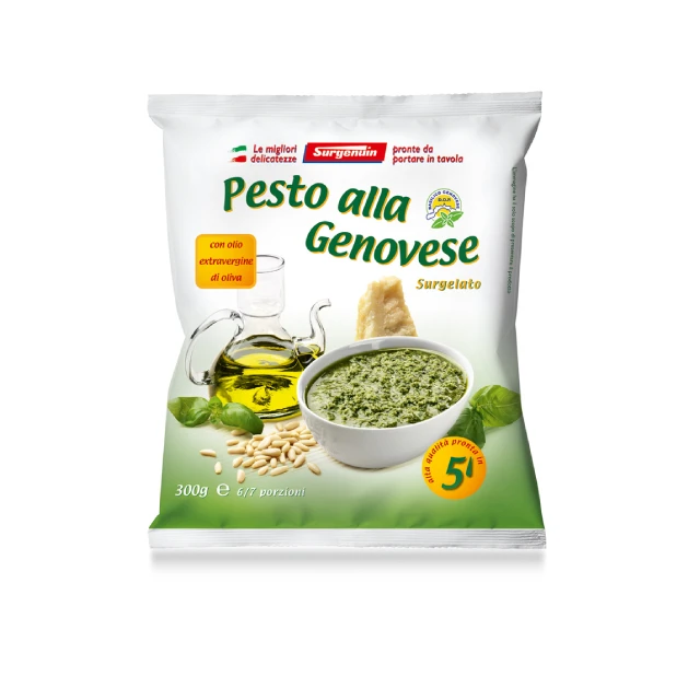 High quality italian food products ready to eat ready meals frozen genovese pesto sauce for pasta