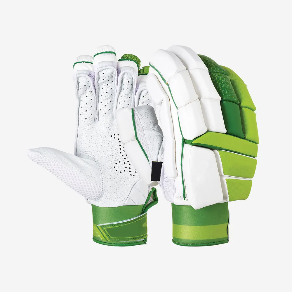 Sports Wear Cricket Training Gloves Made With Leather Cricket Gear Batting Gloves