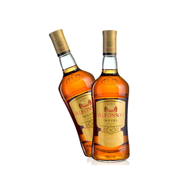 Лидер продаж, большой поставщик популярных требовательных бренди Alfonso I, содержание спирта 36%, винтажная упаковка для Дистиллированного вина, спирта