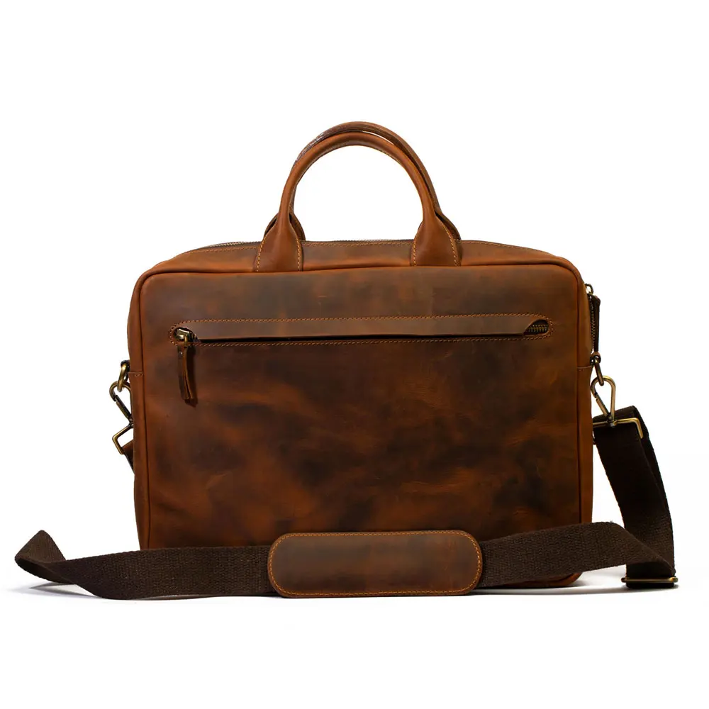 Leather Briefcase For Laptop New Design Laptop Bag High Quality Cheap Doctor Style Bag Customized Laptop Bags