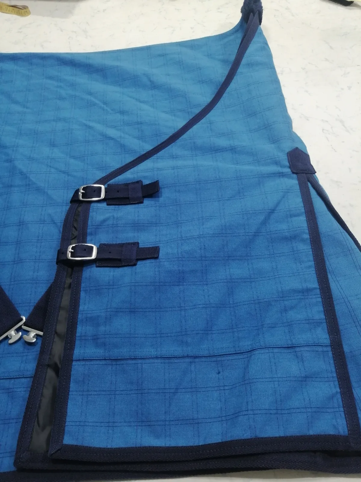 PC Canvas Horse Rug Made in Polycotton Fabric 24 Oz Quality 550 GSM Wool Lined High Grade Wax Waterproof Rug