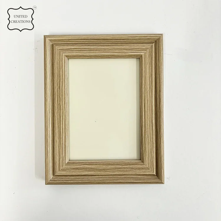 Customized multi size MDF gold square photo frame Wooden Photo Frame