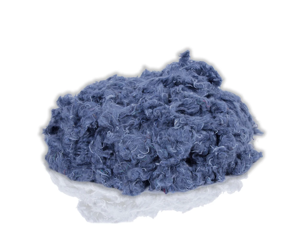 Denim fiber waste / denim fiber shoddy cotton recycled / cotton waste fiber supplier Vietnam _ Ms. Min