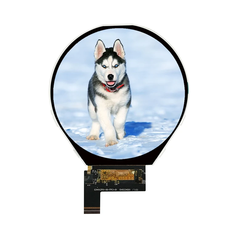 Circular Lcd 3.4 Inch Round Screen Tft Ips Panel 800x800 Resolution Round Lcd Touch Screen Display For Raspberry Pi Meters