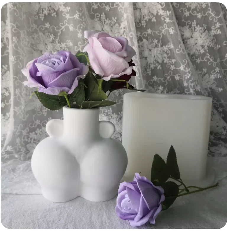 Large Silicone Molds Nordic Style Ceramic Vase Home Decoration Crafts Ornaments Body Art Mold