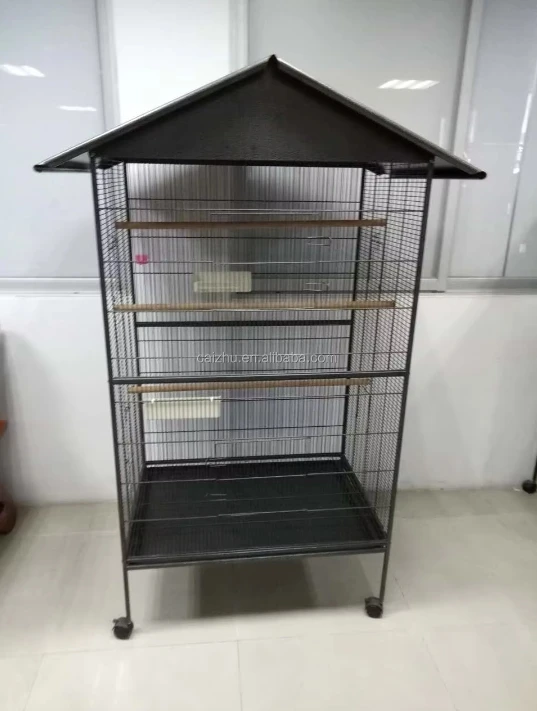 Wholesale cheap price metal parrot cage bird breeding cage canary aviary outdoor for sale