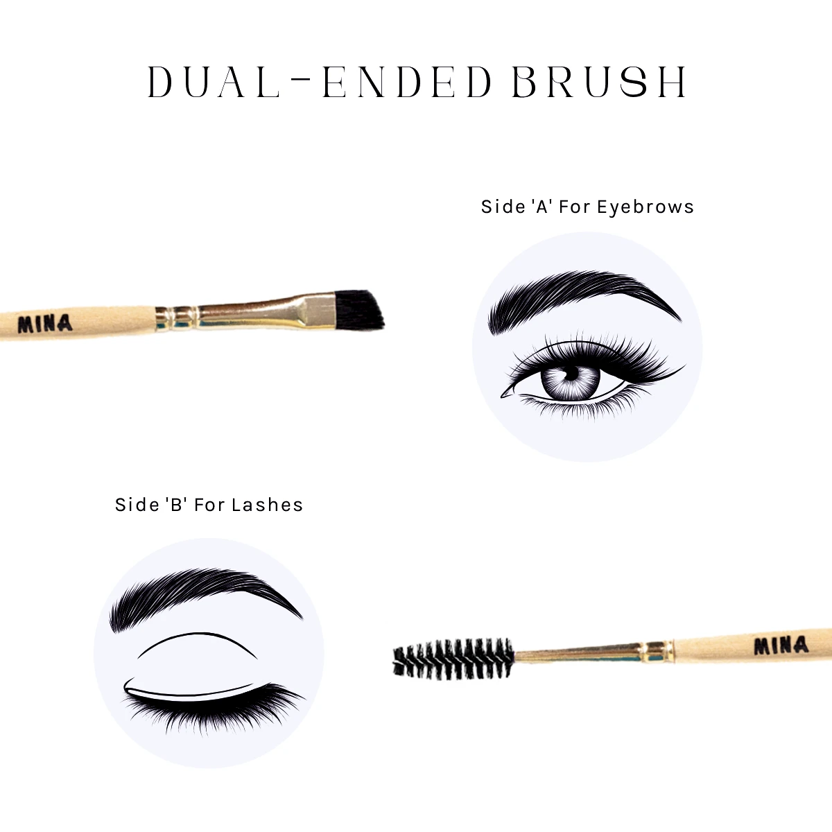 MinaIbrow Liquid Hybrid Tint Stain Brow Tinting & Coloring OEM Private Labelling Brow Eyebrow Henna Free Kit Custom Logo Stain