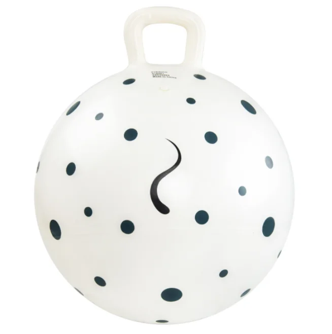 2023 new design good quality  45cm hopper ball with handle for children hopper balls