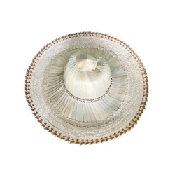 Thai Handcrafted Palm Leaf Sun Hat High Quality Straw Hats Handmade Weave Hat Products from Thailand