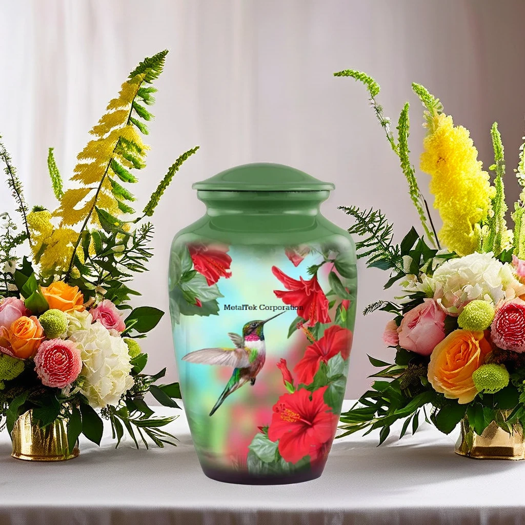 New Design Hummingbird Funeral and Memorial Cremation Urn for Human Ashes Wholesale Price American Style Adult Urn Manufacturer