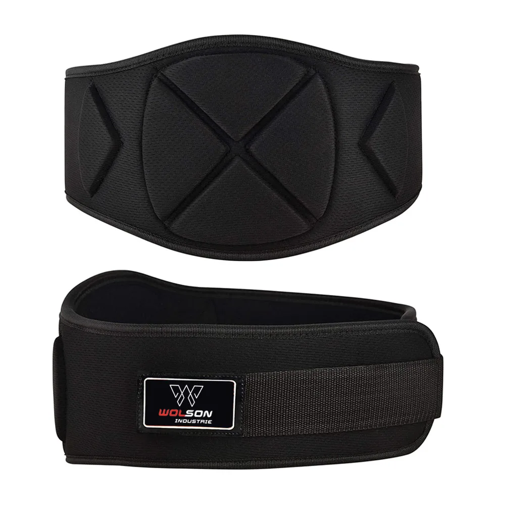 Neoprene Gym Weightlifting Training Belt Weight Lifting Belt For Power Training Back Support Belt Waist Support Neoprene Sweat