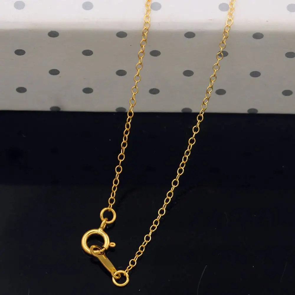 GLORY PACE permanent Jewelry 14K Gold Filled Finished Chain Necklaces for Women Girls
