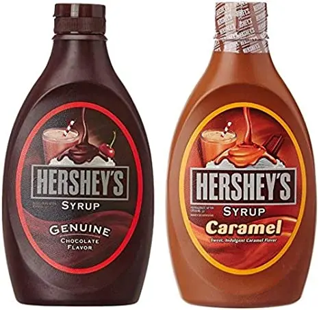 Бутылка шоколадного сиропа Hershey высокое качество хороший вкус