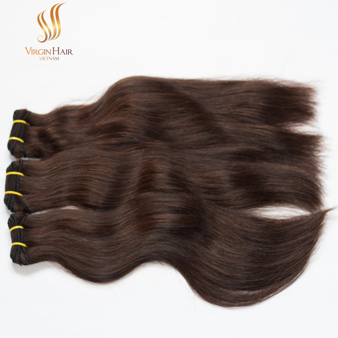 Super Double Drawn Vietnamese Hair  Straight Bundles 100% Virgin Hair