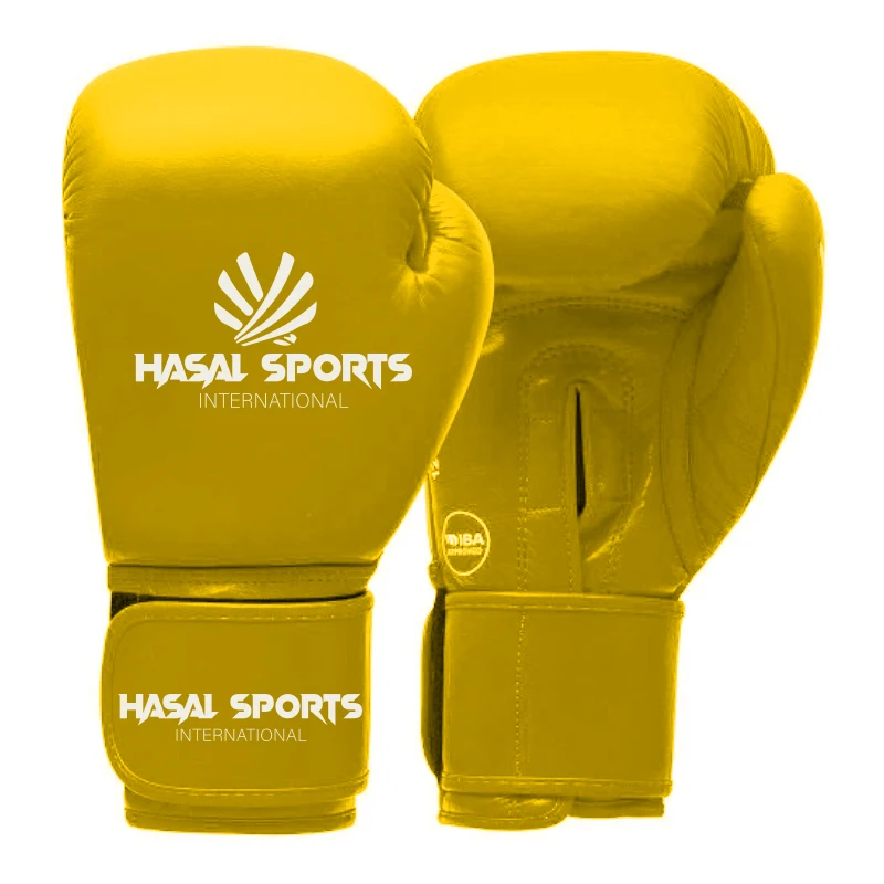 Iba Boxing Gloves-deserto Yellow Color - Limited Edition Design | Collaboration with Tom Atencio IBA Kickboxing Gloves