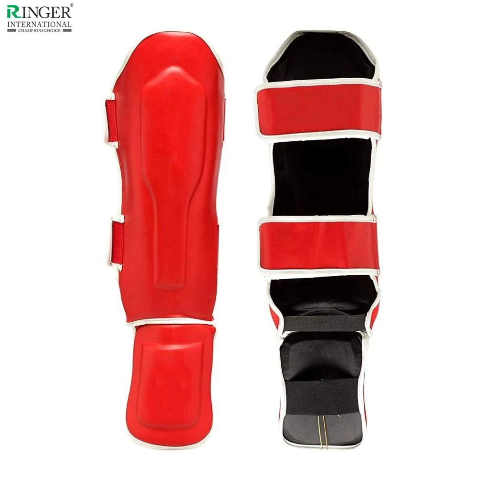 Shin Guard Pads MMA Leg Foot Guards  Wholesale martial arts kick boxing taekwondo shin pad instep guards  MMA Shin Foam Pad