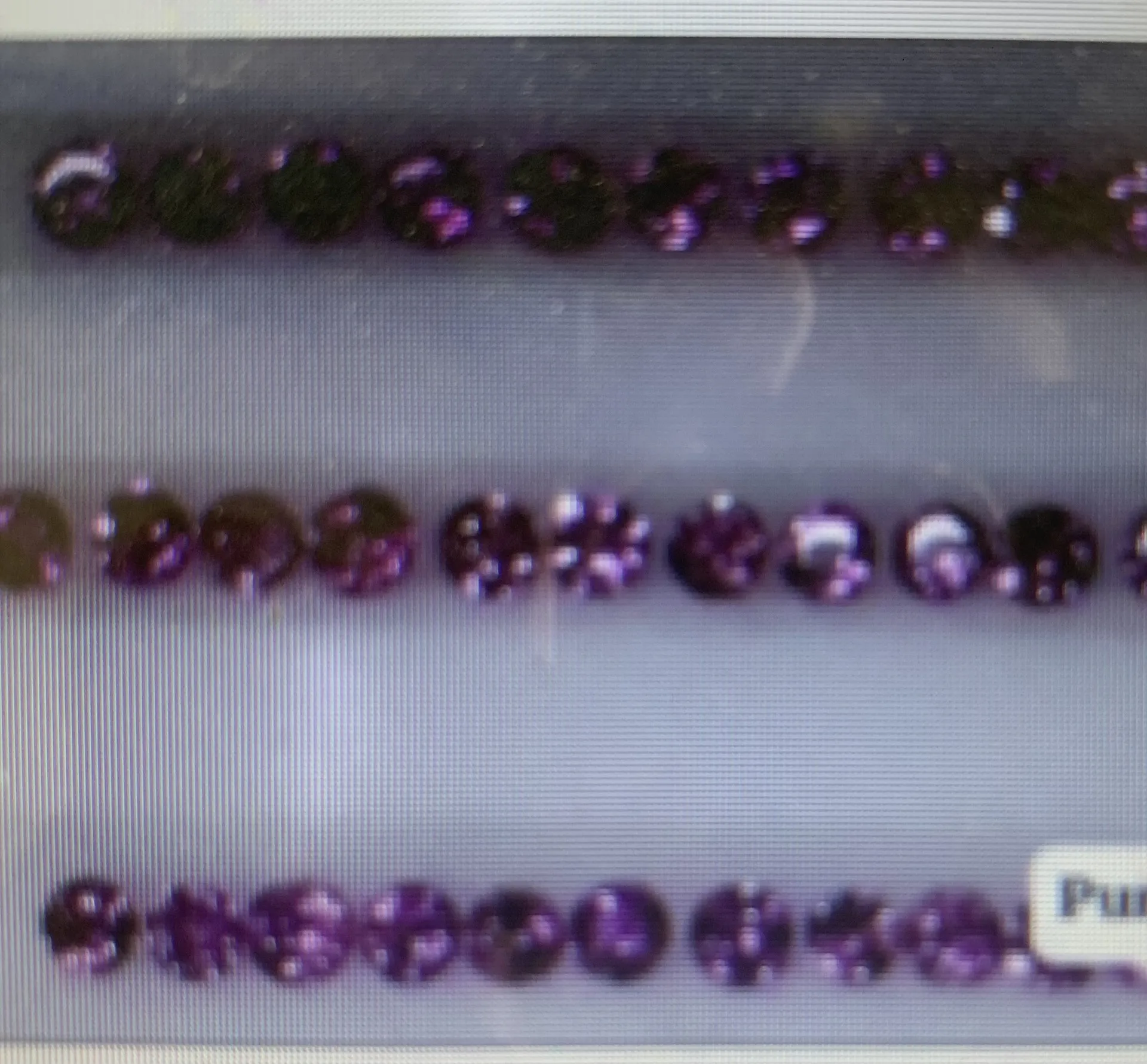 Sapphire purple 1.5mm round
