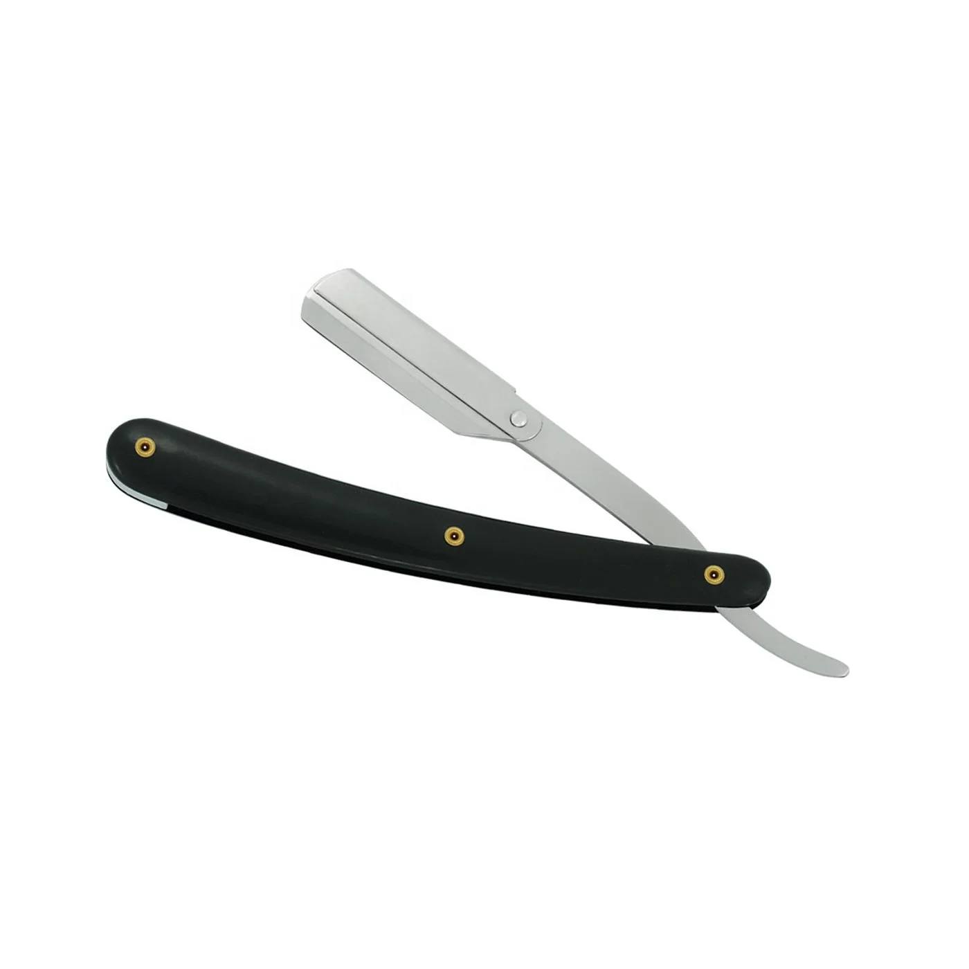 Private Custom Logo Plating Gold Professional Facial Straight Barber Razor BY SIGAL MEDCO