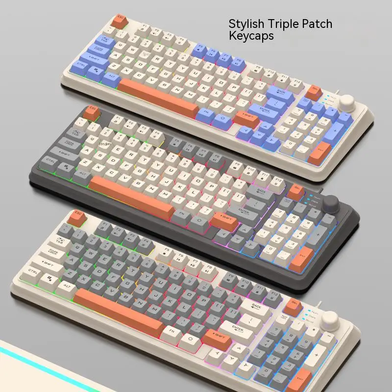 XUNFOX K82 wired keyboard manipulator feel luminescent electric competition game desktop computer notebook office home keyboard