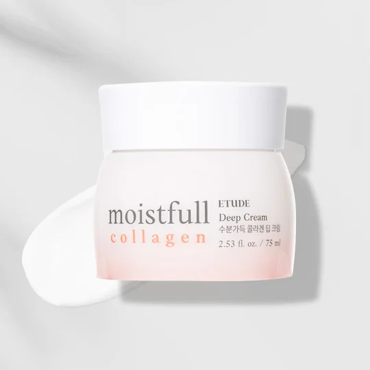 [OEM/ODM] ETUDE HOUSE Moistfull Collagen Deep Cream - Made in Korea - Face Strong Moisturizing Soothing Anti-wrinkle Anti-aging