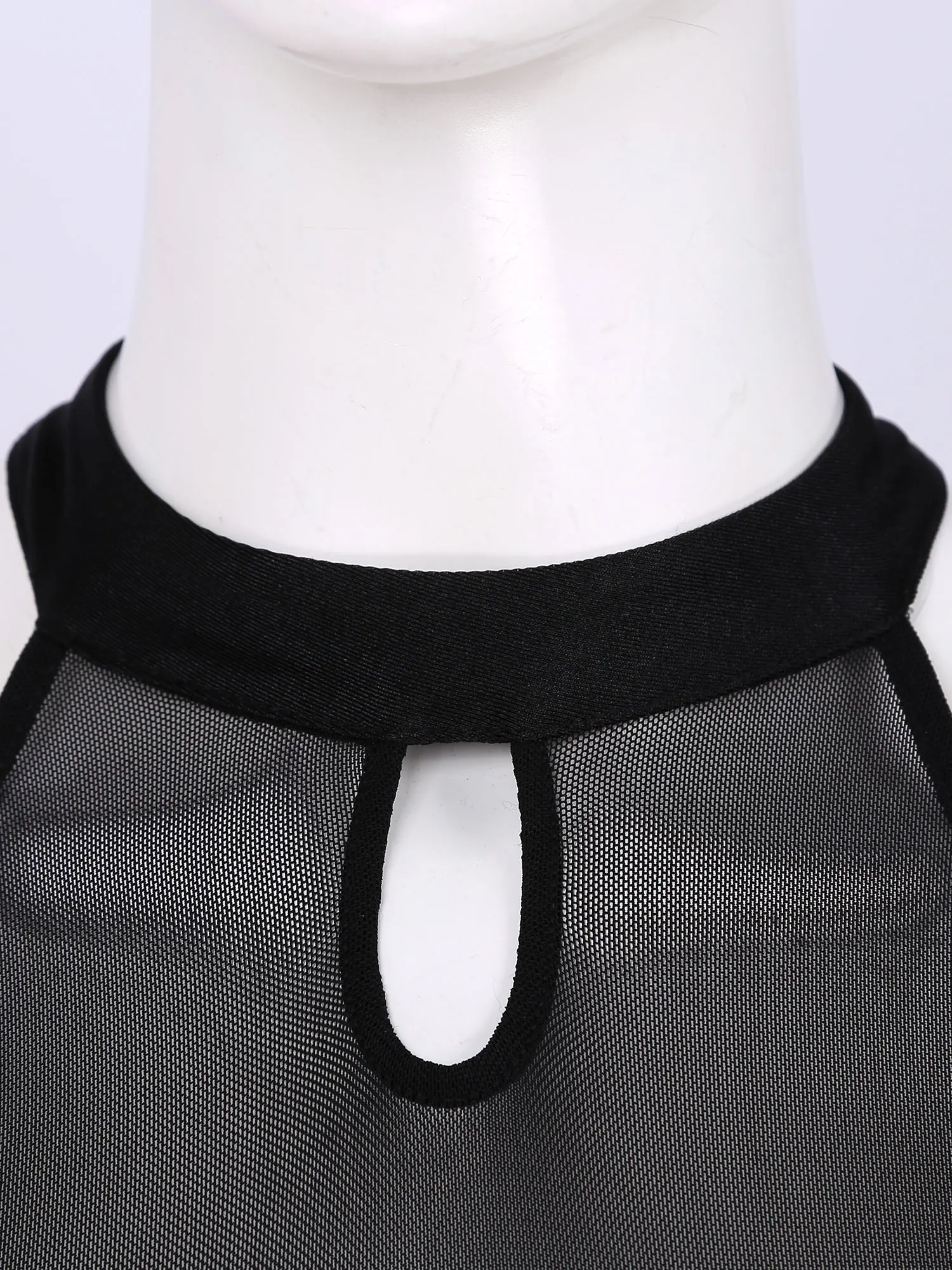 Unique custom sublimated cheerleading uniform round neck with closing button in crises cross top style cheerleading uniform