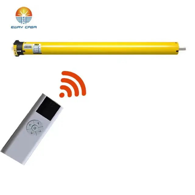 Zip Track Outdoor Blinds Smart Home Blinds Motor Remote- Control Roller Shades Motorized Windproof Waterproof LY-ORB-MC