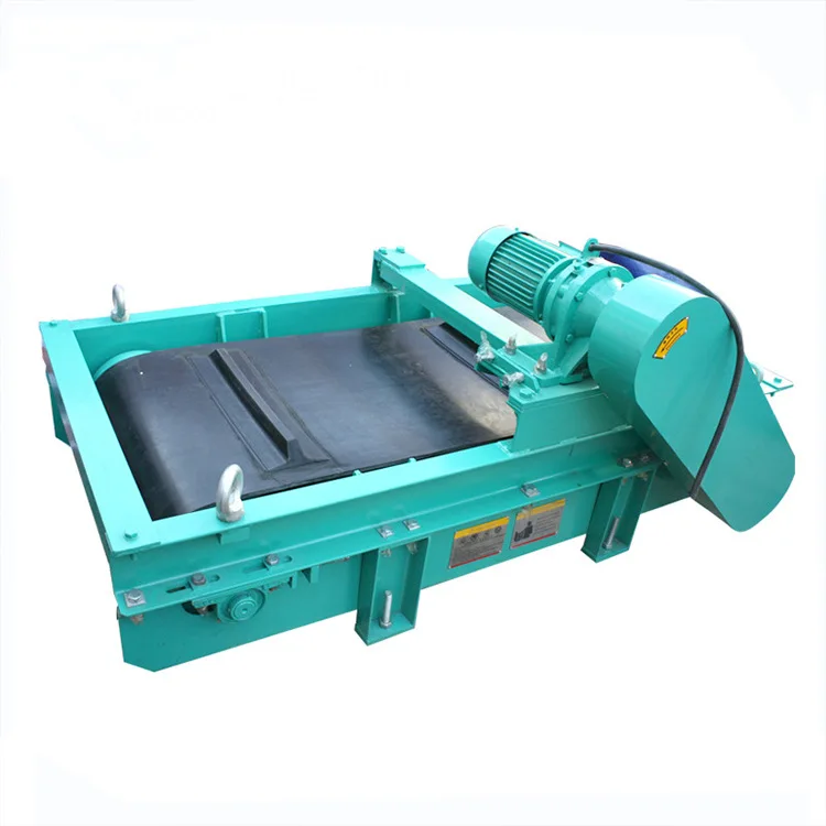 RCYD 600mm 650mm Width Auto Cleaning Overband Belt Magnet Conveyor Permanent Magnetic Iron Separator