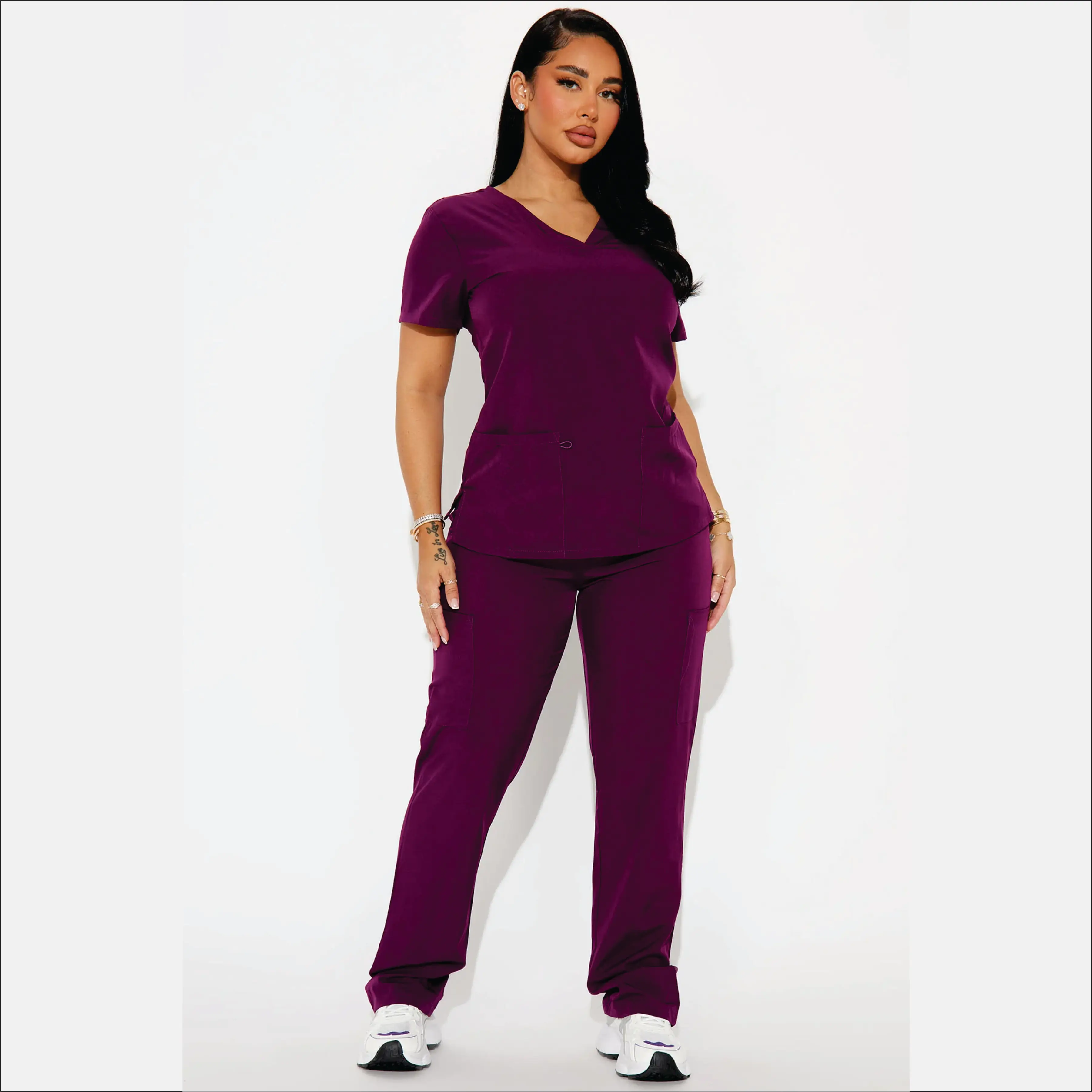 Clinic Scrub Manufacturer Custom Design Wholesale Women Nurse Suit Summer hospital scrubs Low Price Hospital Uniforms Scrub Sets